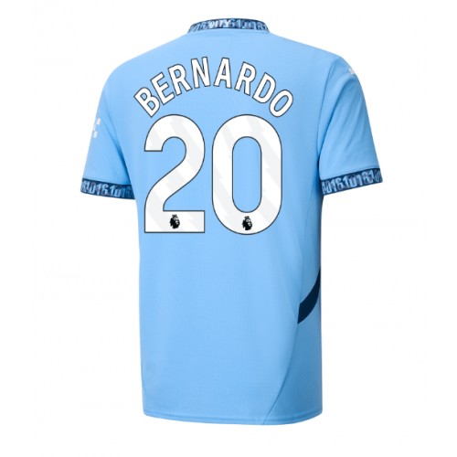 Moški Nogometni dresi Manchester City Bernardo Silva #20 Domači 2024-25 Kratek Rokav